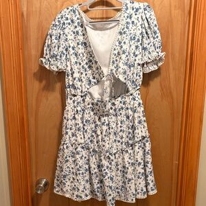 Floral Cutout Dress